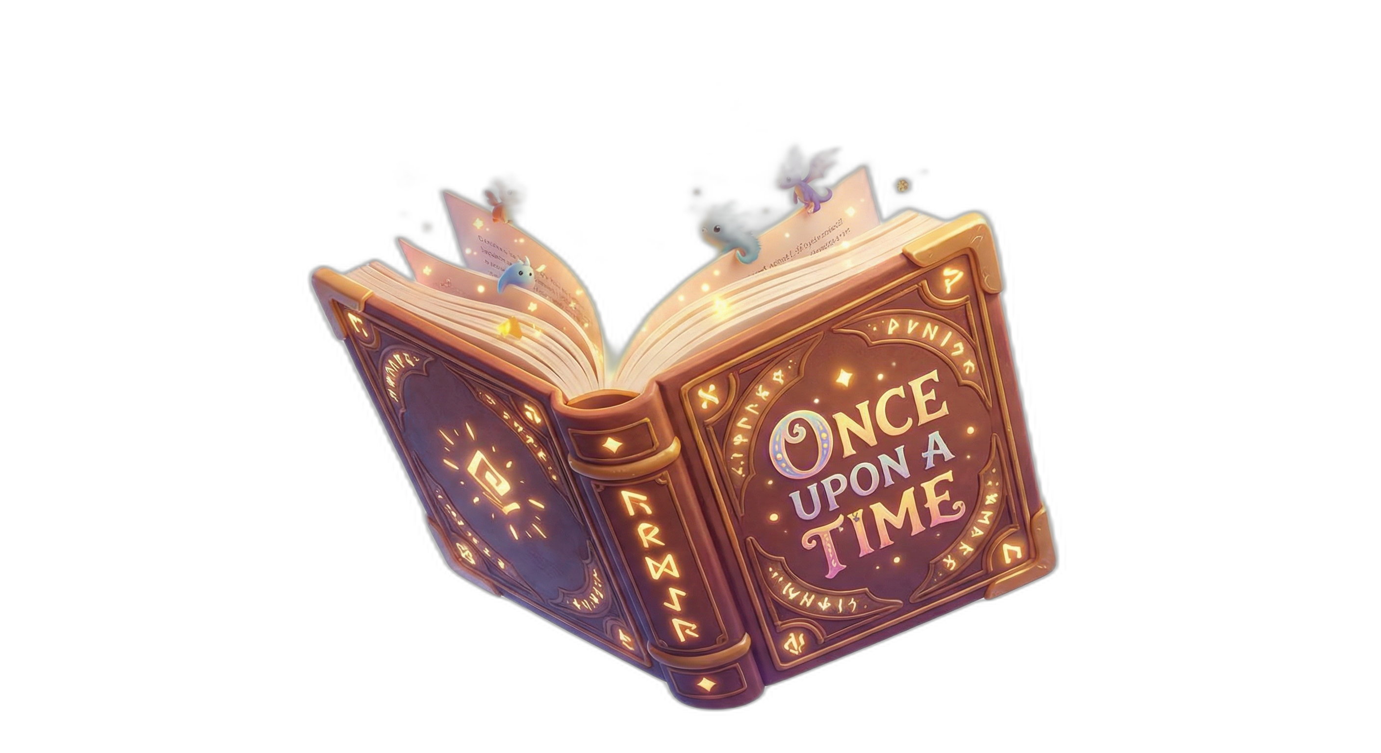 Magical floating storybook